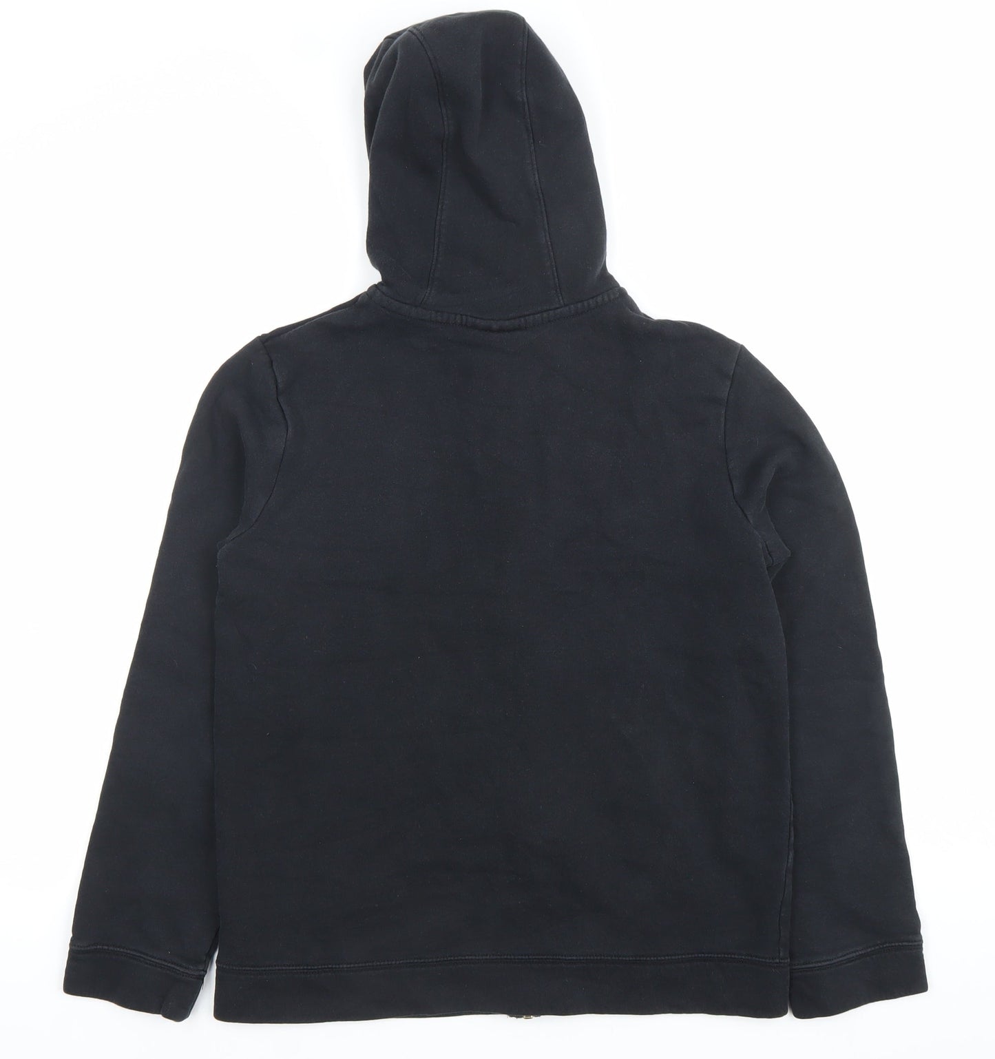 Nike Boys Black Full Zip Hoodie XL 158-170cm Standard Fit Logo