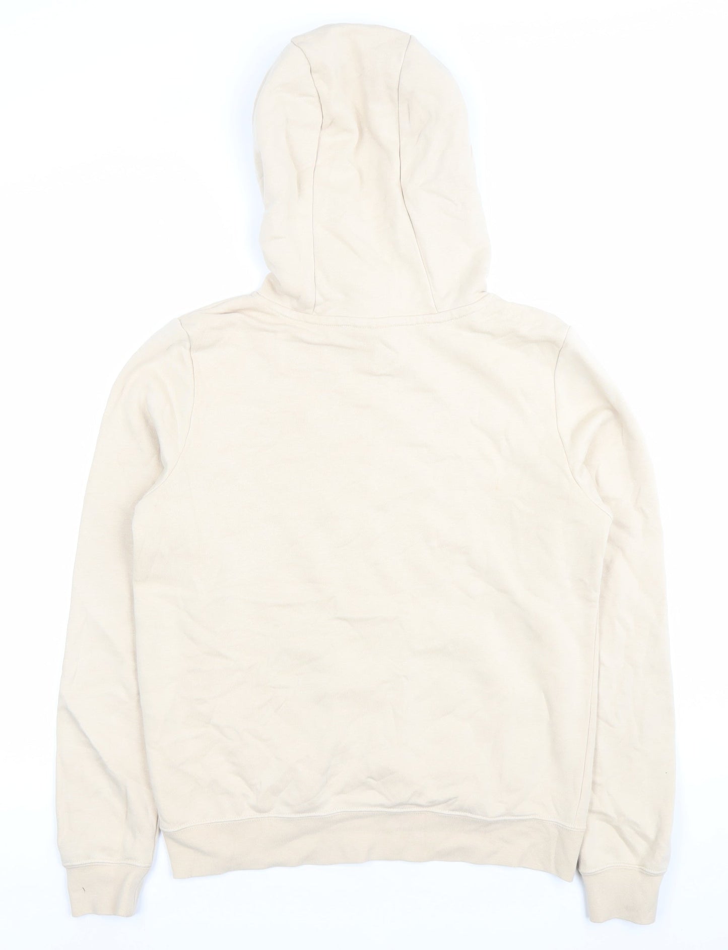 Nike Women’s Beige Pullover Hoodie XS Regular Fit Logo Sportswear