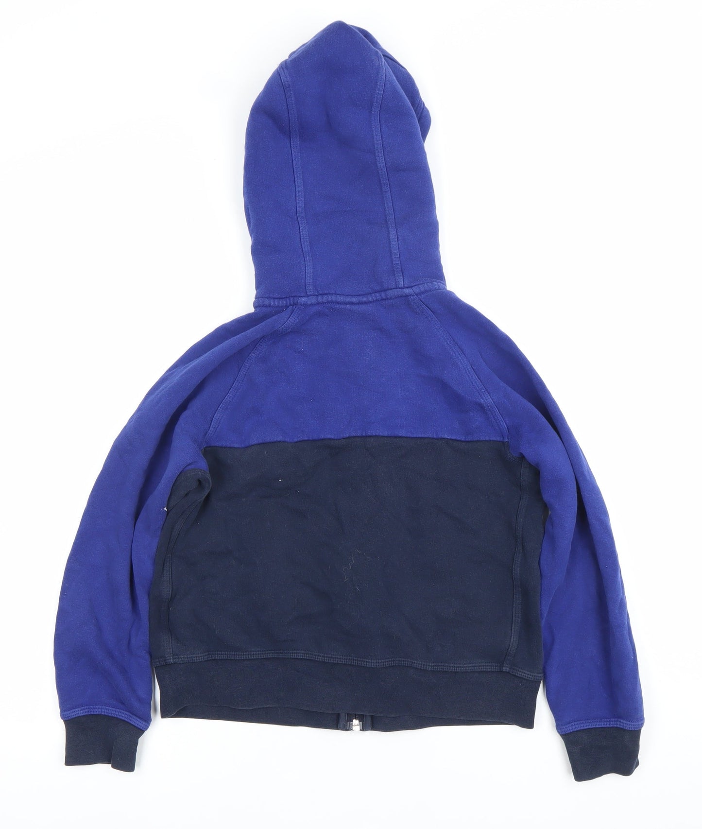 Nike Boys Blue Full Zip Hoodie Sweatshirt 10-12Y Logo Sportswear
