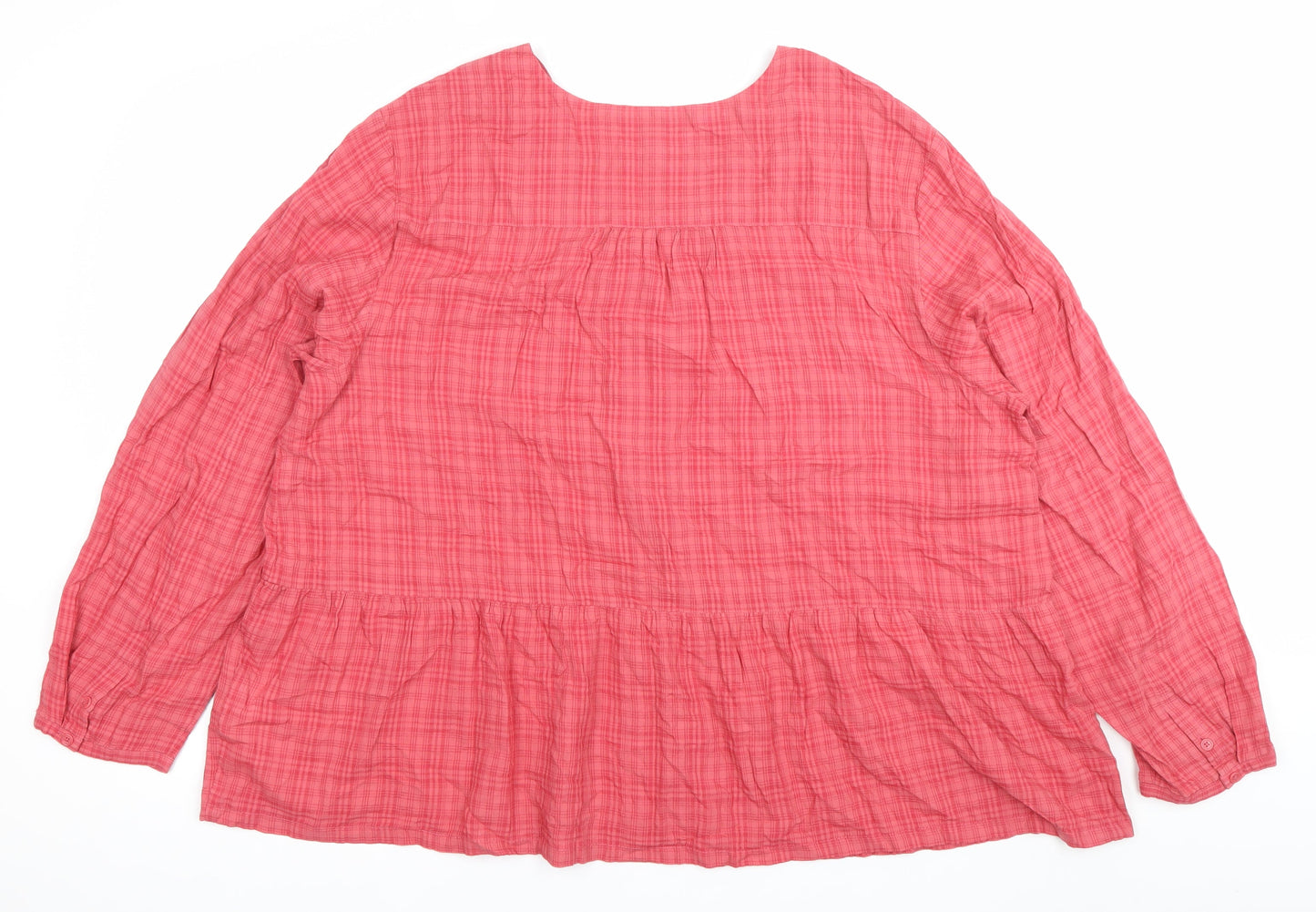 Seasalt Cornwall Women’s Pink Long Sleeve Tunic Blouse Size 22