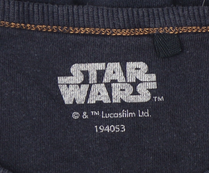 Additional view of Next boys’ blue star wars stormtrooper sweatshirt 15 years crew neck pullover