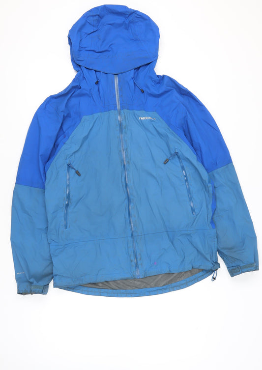 Karrimor Men’s Blue XL Waterproof Windbreaker Hooded Jacket