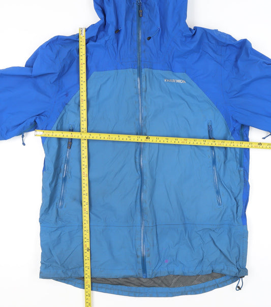 Karrimor Men’s Blue XL Waterproof Windbreaker Hooded Jacket