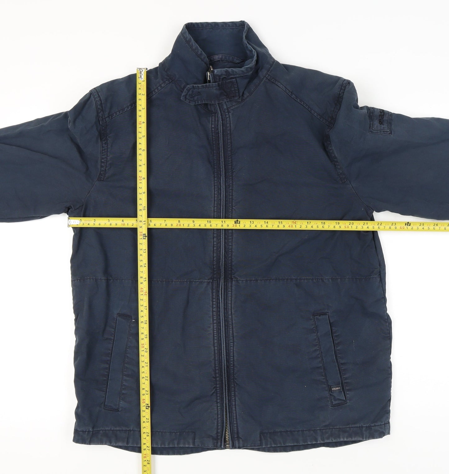Seasalt Womens Blue Organic Cotton Mid-Length Jacket M