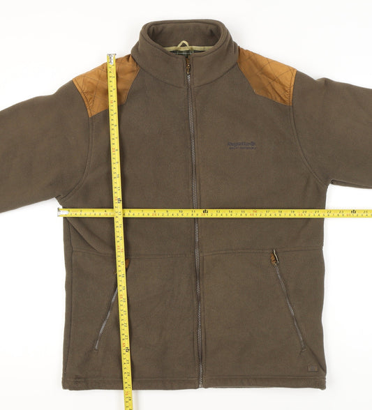 Regatta Mens Brown Fleece Outdoor Jacket Size M 40in Quilted Trim