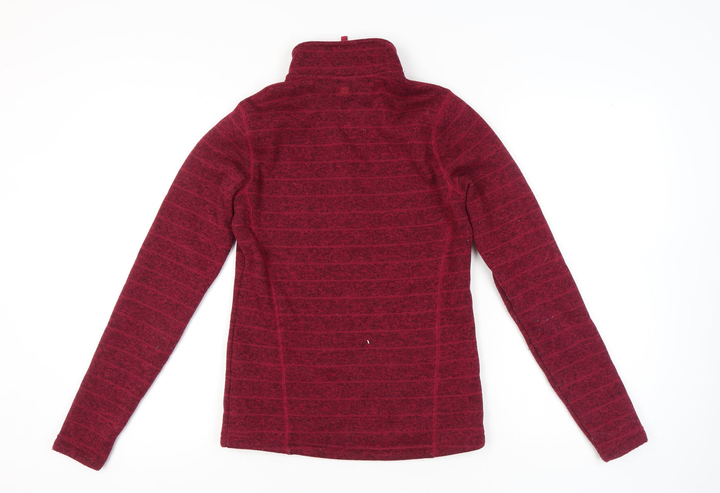 Mountain Warehouse Womens Red 1/2 Zip Fleece Sweatshirt UK 10