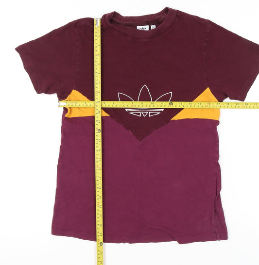 Adidas Womens Multicoloured Size 6 Crew Neck Cotton T-Shirt