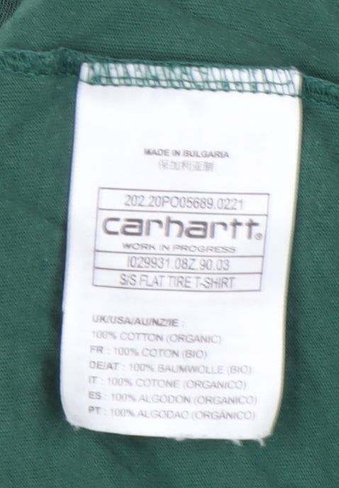 Carhartt WIP Men's Green XS Graphic Print Retro T-Shirt