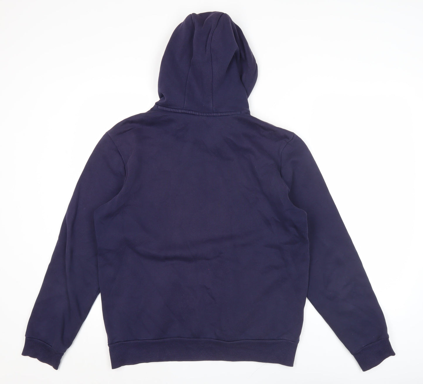 Puma Mens Blue Hoodie Small Pullover Sweatshirt Logo Sportswear