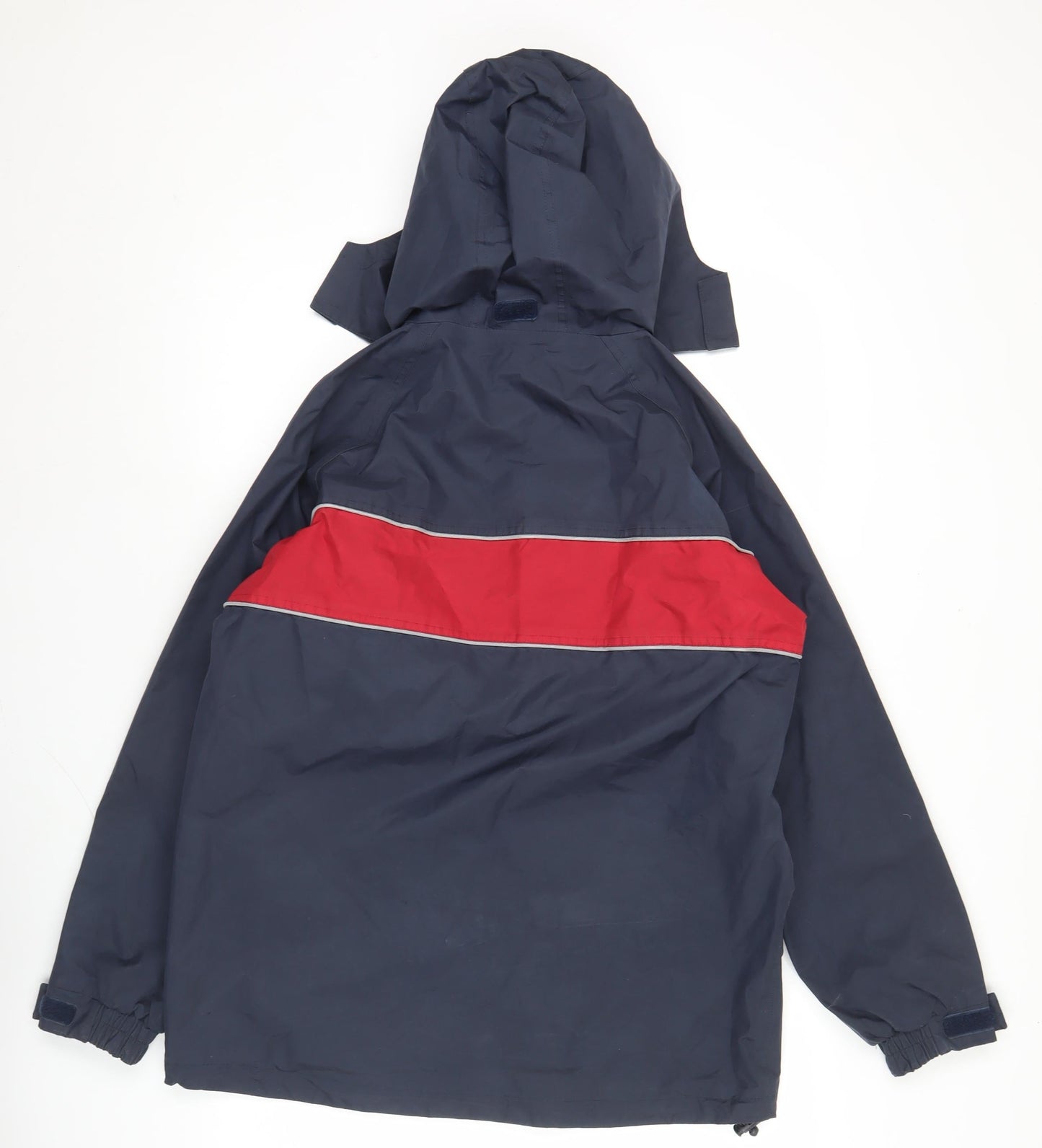 Peter Storm Boys Blue Red Waterproof Rain Coat Jacket 13 Years Hooded