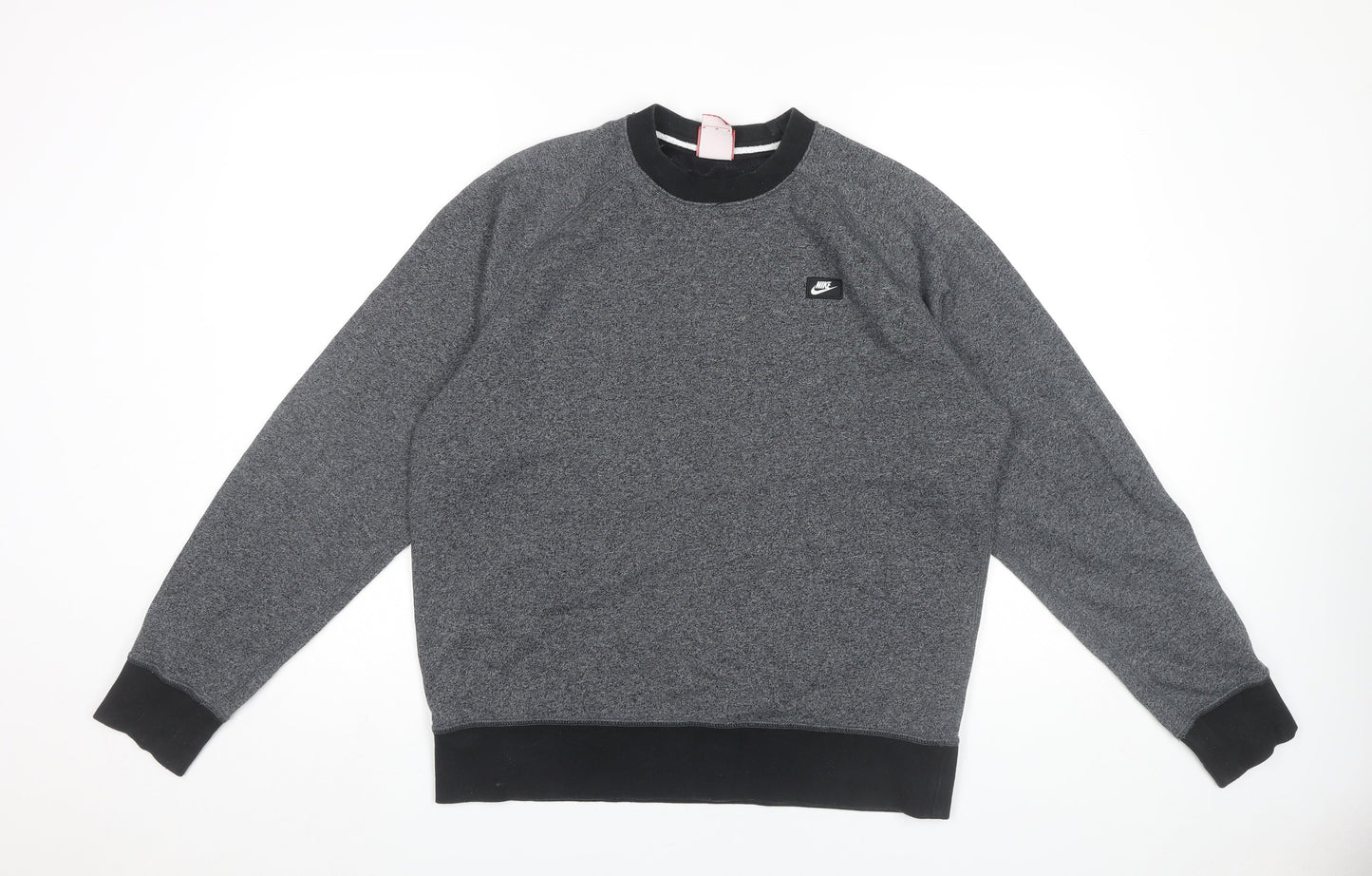 Nike Mens Grey Medium Pullover Sweatshirt Crew Neck Long Sleeve