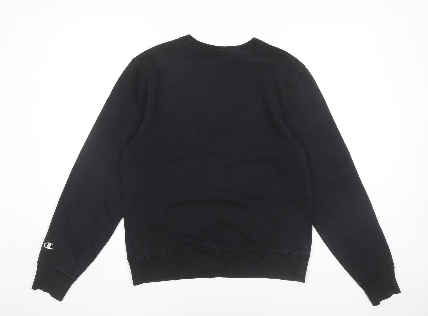Champion Men’s Black Small Pullover Sweatshirt Swimming & Diving Graphic