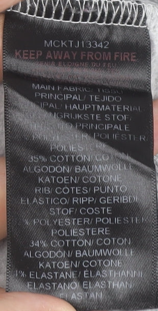 McKenzie Boys Grey Hoodie 13-15 Years Pullover Logo Sportswear