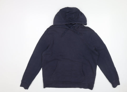 Mountain Warehouse Women’s Blue Hoodie UK 12 Cotton Pullover