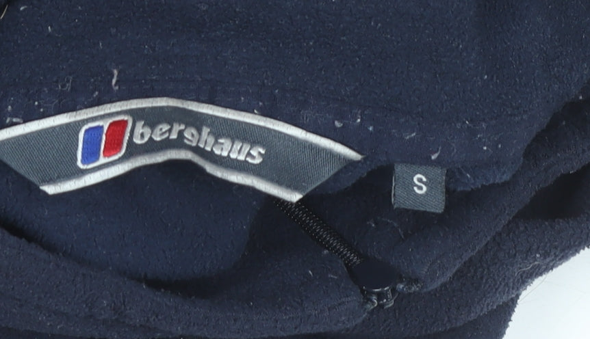 Berghaus Men’s Blue Fleece Sweatshirt Small Pullover 1/2 Zip Outdoor