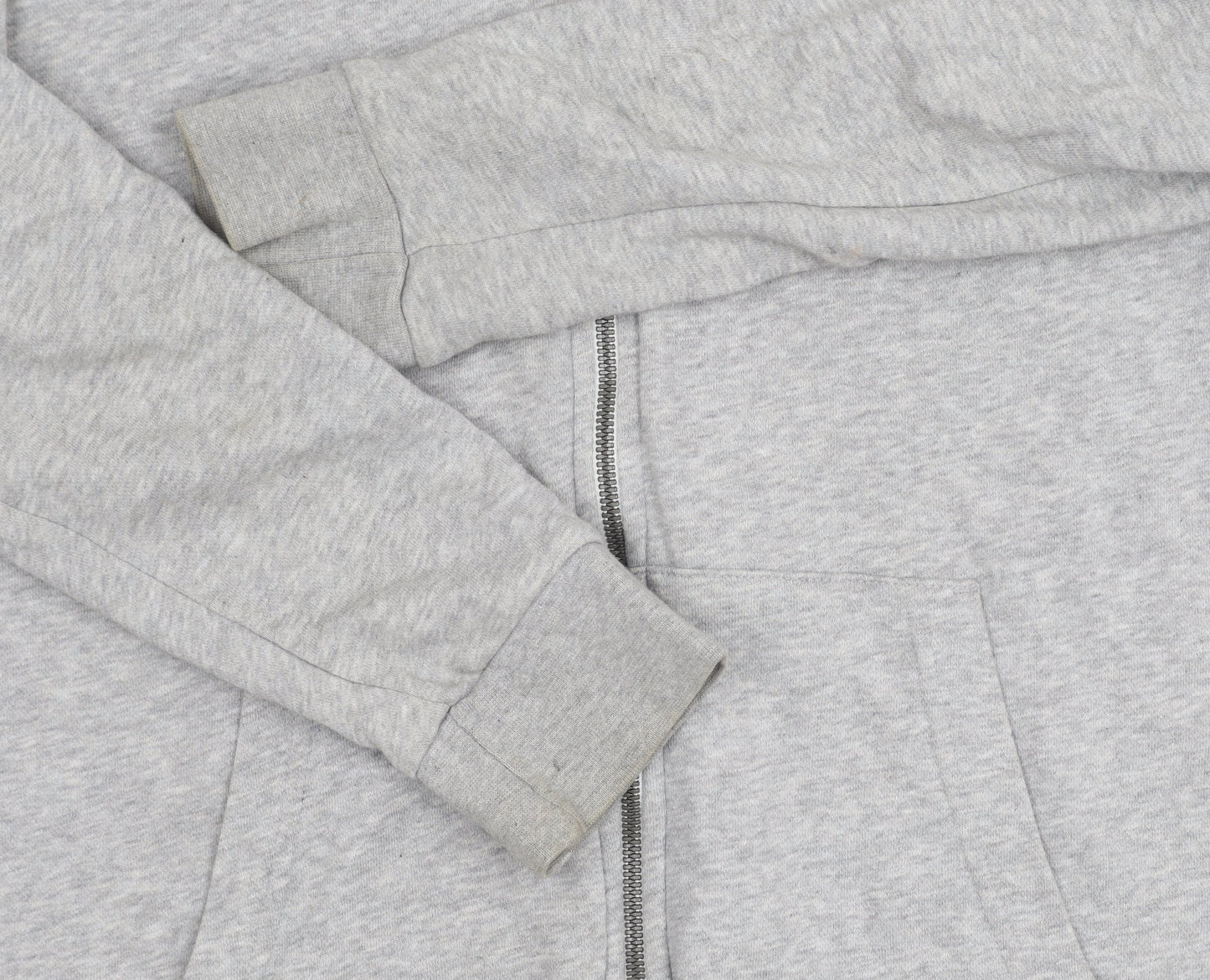 Reebok Men’s Grey Small Full Zip Hoodie Jacket Casual Sports