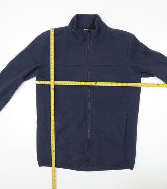 Jack Wolfskin Men's Blue Fleece Jacket Size L 40in Zip Outdoor
