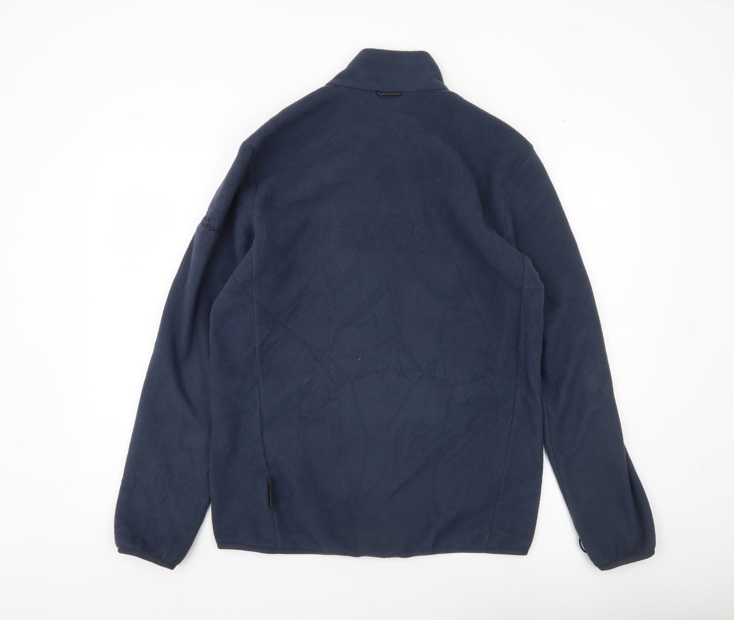 Jack Wolfskin Men's Blue Fleece Jacket Size L 40in Zip Outdoor