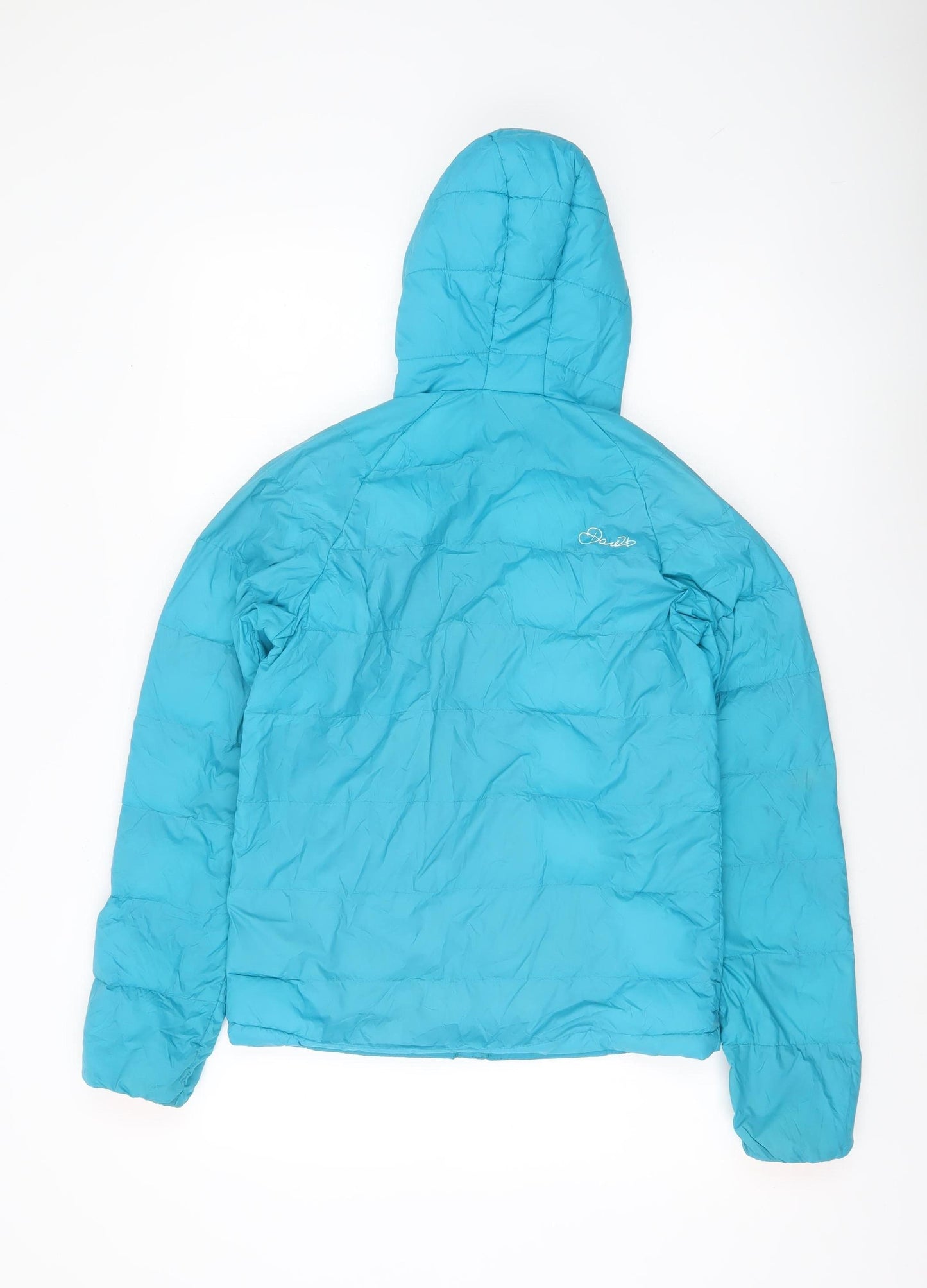 Dare 2b Boys Blue Hooded Puffer Jacket Age 13 Insulated Winter Coat