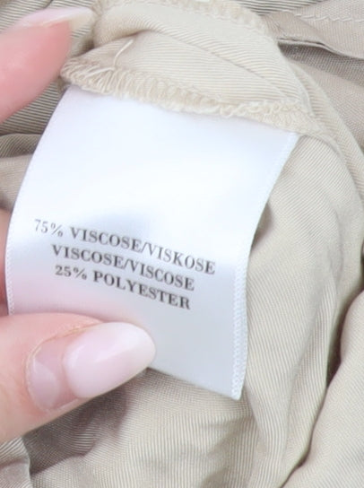 L.K. Bennett Women’s Beige Chino Trousers Size 6 Regular Fit