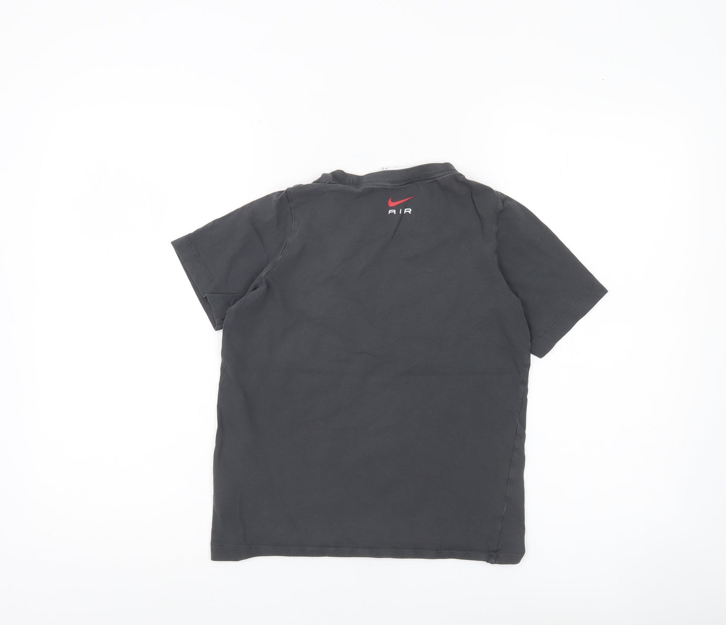 Nike Boys Black AIR Logo Graphic T-Shirt Short Sleeve 12-13 Years