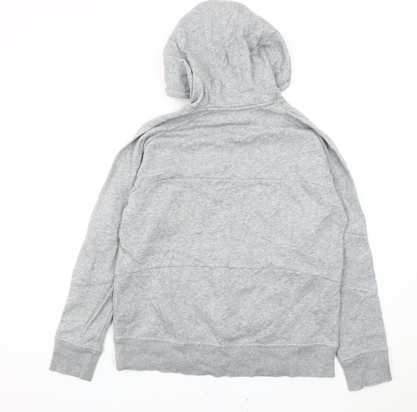 Under Armour Boys Grey Pullover Hoodie S Relaxed Fit Sports Cotton Blend