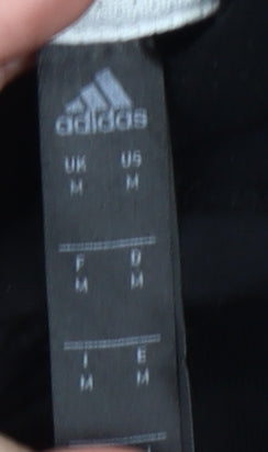 Adidas Men’s Black Full Zip Hoodie Size M Sports Climalite