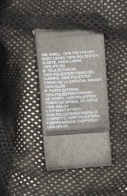 The North Face Womens Black Small Waterproof Hooded Rain Jacket