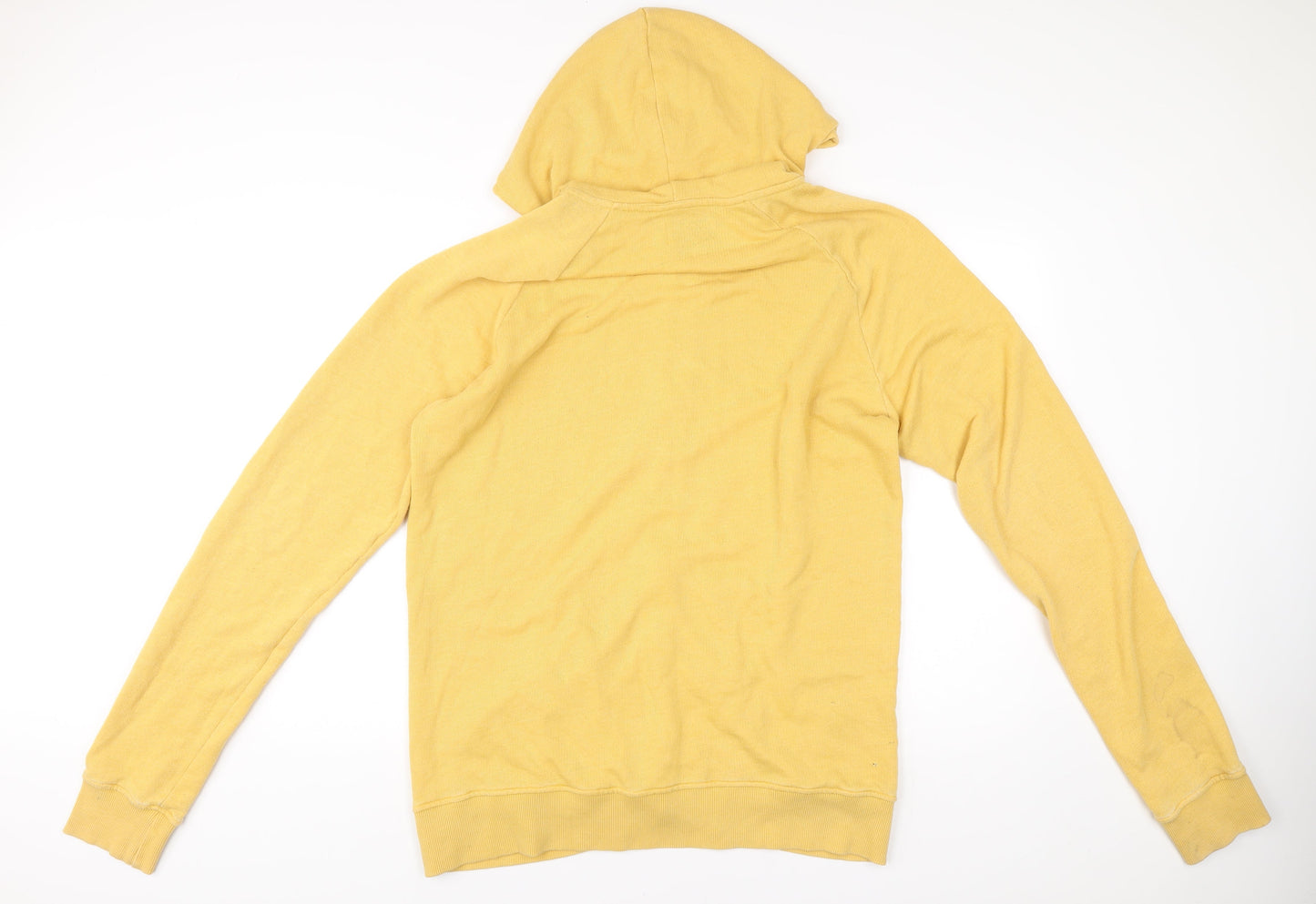 Billabong Mens Yellow XL Full Zip Hoodie Cotton Blend