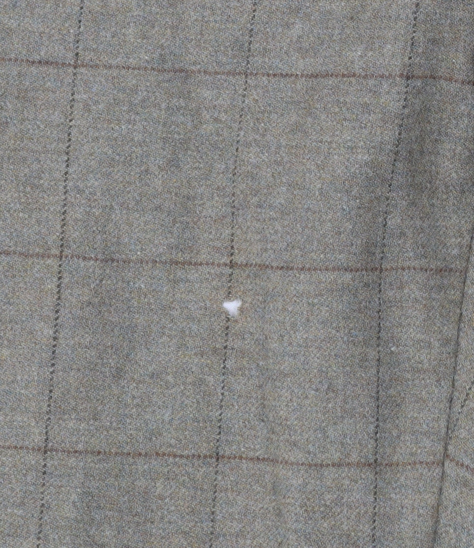 Polo Ralph Lauren Men's Brown Checked Wool Dress Pants 31W 34L