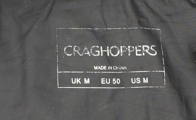 Craghoppers Men’s Black M Puffer Jacket Full Zip Insulated Outdoor