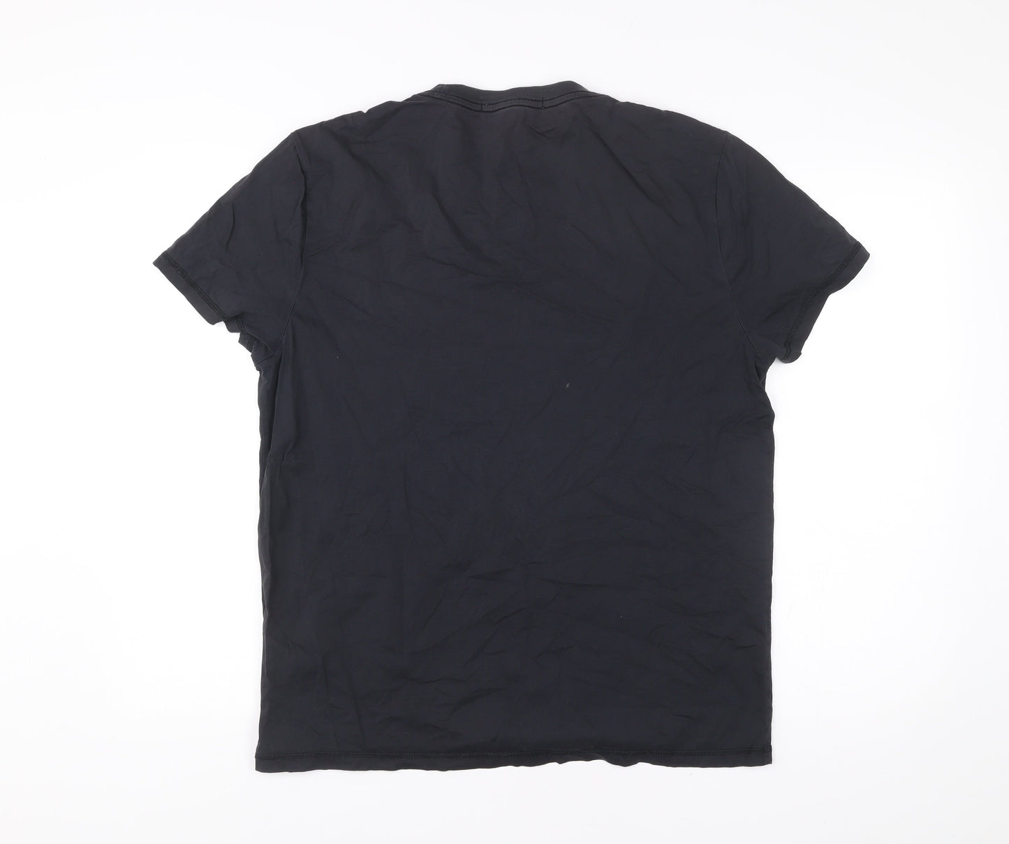 Calvin Klein Men’s Black XL Crew Neck Cotton T-Shirt