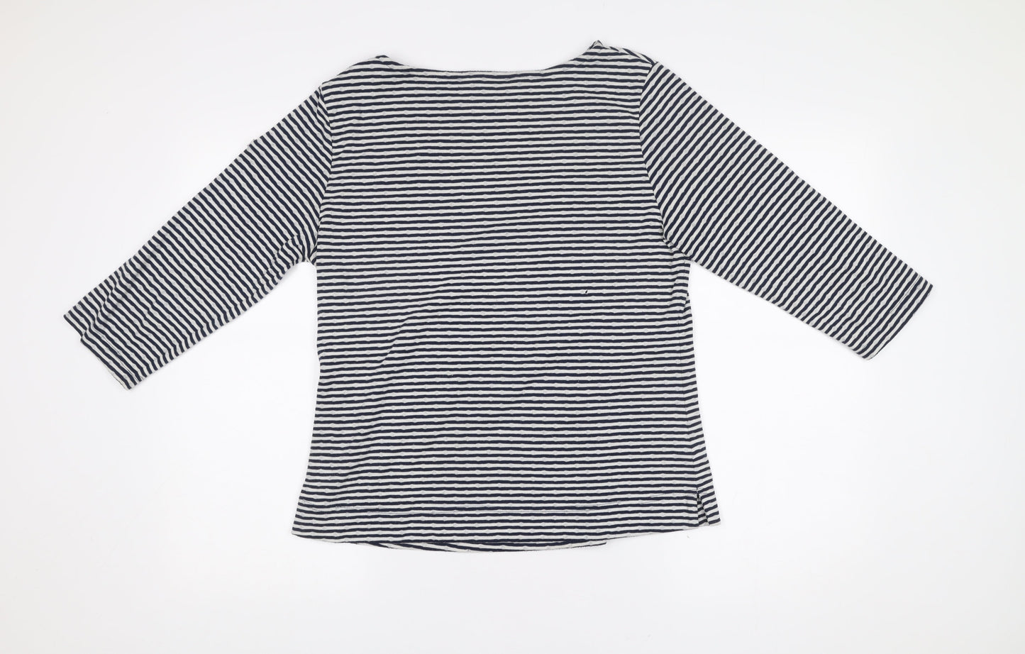 Regatta Women’s Blue Striped 3/4 Sleeve Cotton T-Shirt UK14