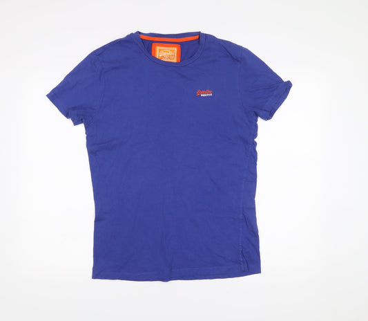 Superdry Men’s Blue Medium Crew Neck Short Sleeve T-Shirt