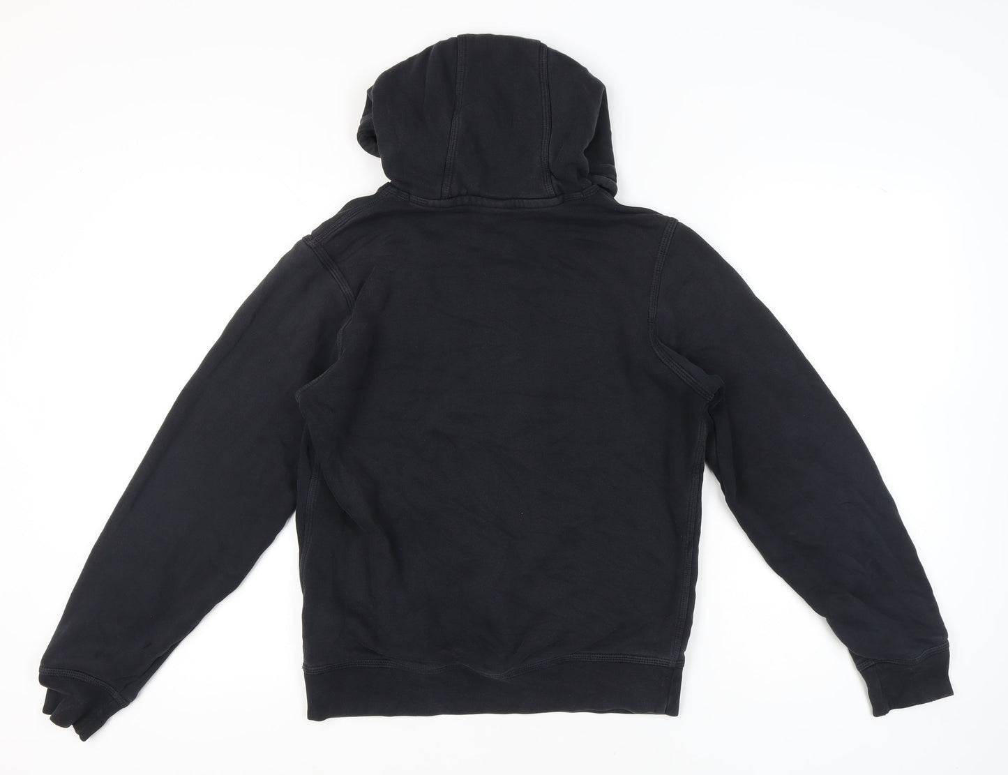 Nike Womens Black Small Pullover Hoodie Sweatshirt Cotton Blend