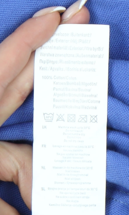 Lee Cooper Men’s Blue XL Polo Shirt Cotton Classic Casual