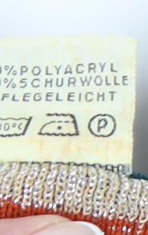 Rotring Women's Multicoloured Striped Knit Vest XL V-Neck Retro