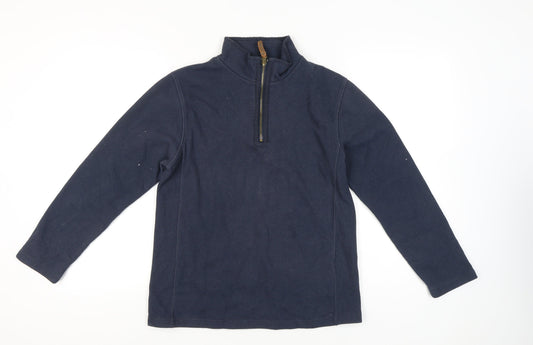 Mountain Warehouse Men’s Blue Small 1/4 Zip Pullover Sweatshirt