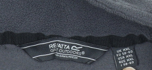 Regatta Mens Grey 2XL Fleece Pullover Sweatshirt Outdoor Hiking