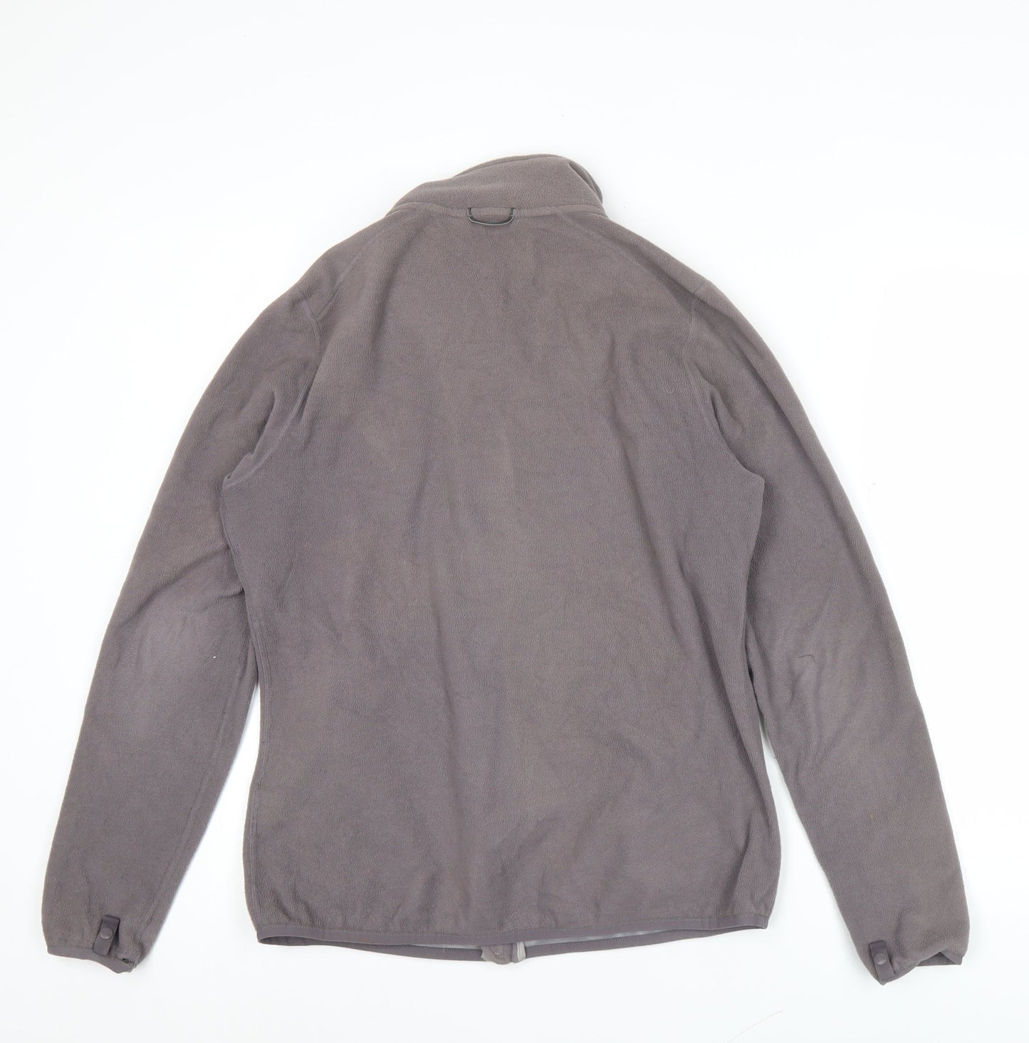 The North Face Womens Grey Fleece Full Zip Jacket Size L