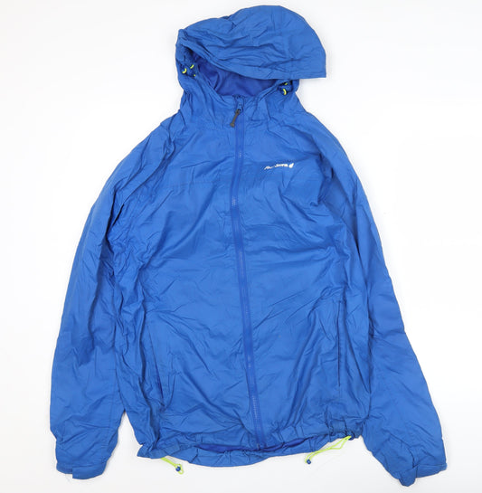 Peter Storm Men’s Blue Windbreaker Jacket Size S Hooded Outdoor Coat
