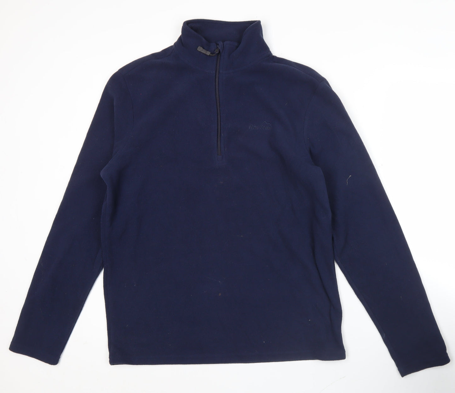 Peter Storm Men’s Blue Fleece Sweatshirt M 1/2 Zip Pullover