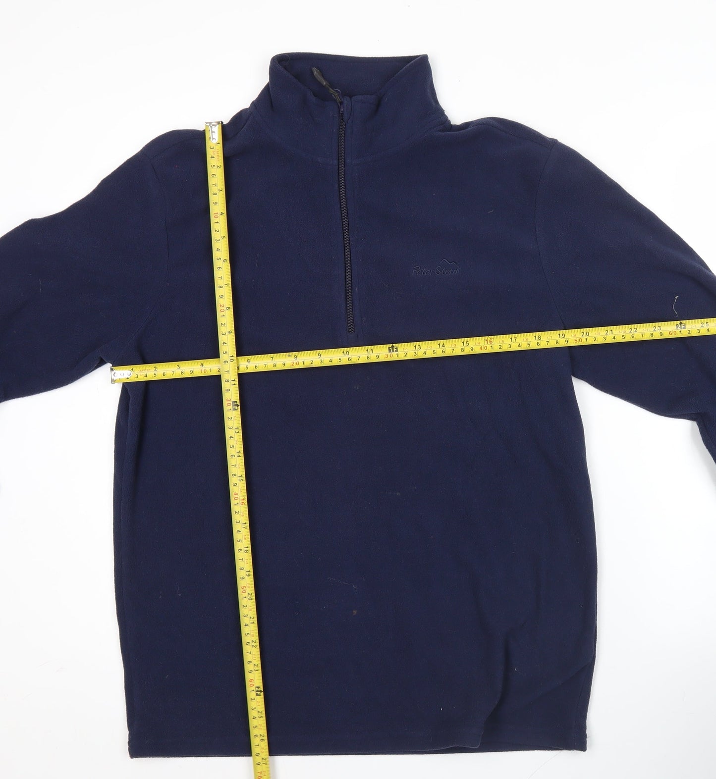 Peter Storm Men’s Blue Fleece Sweatshirt M 1/2 Zip Pullover