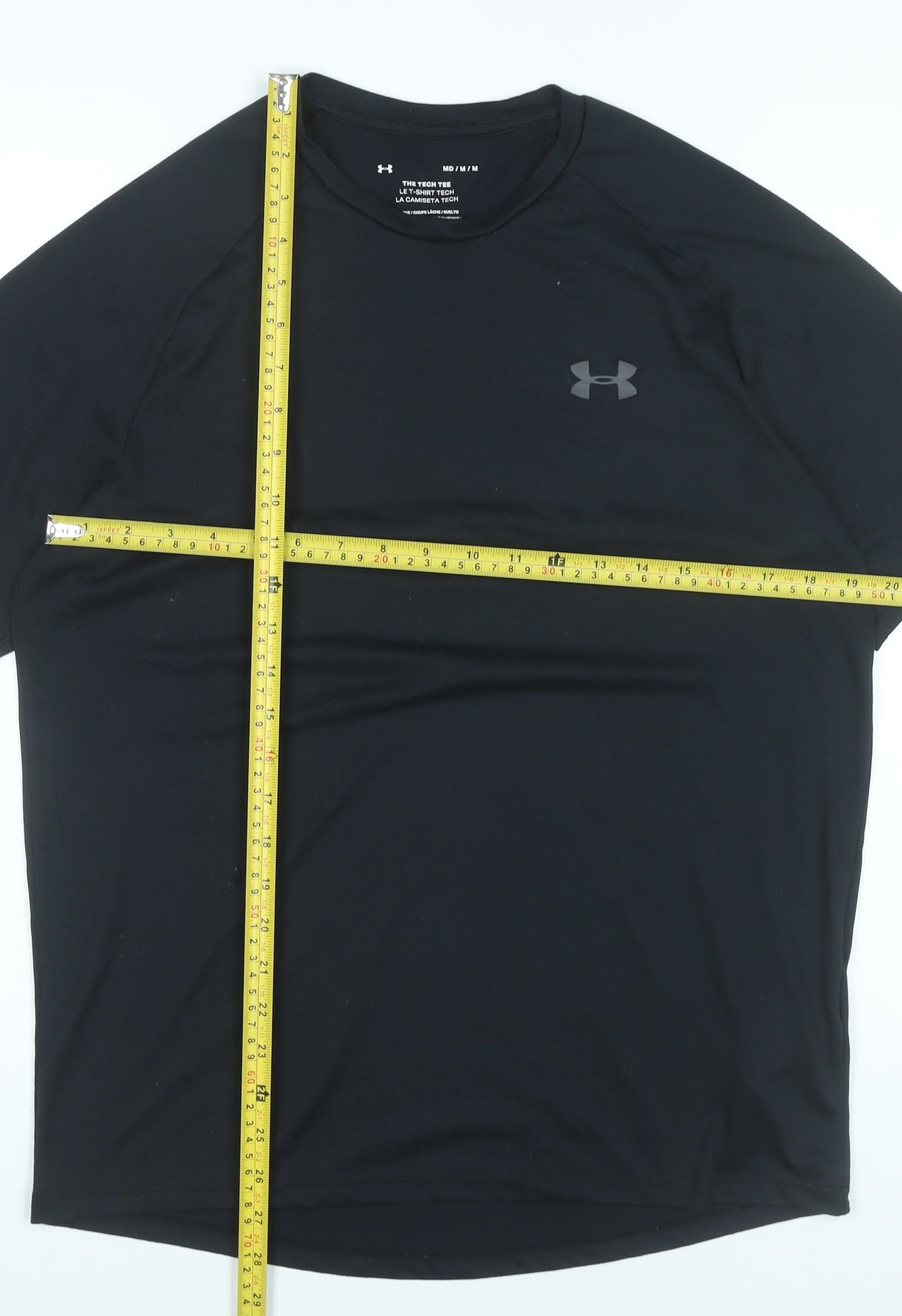 Under Armour Men’s Black Tech Tee HeatGear T-Shirt Size M