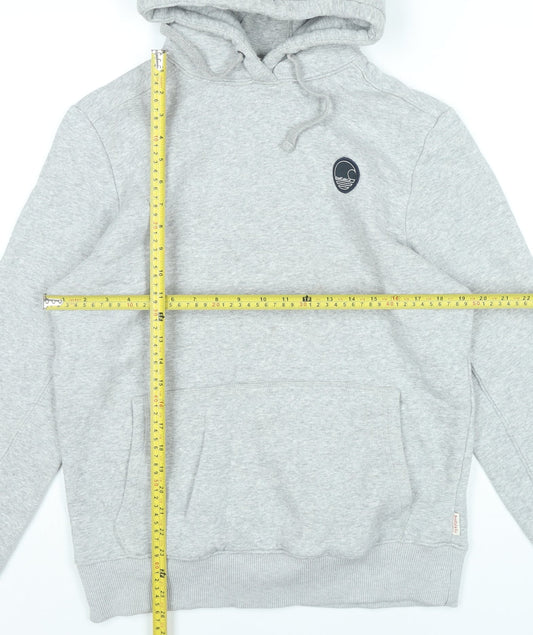 SoulCal & Co Men’s Grey Pullover Hoodie M Regular Fit Cotton Blend