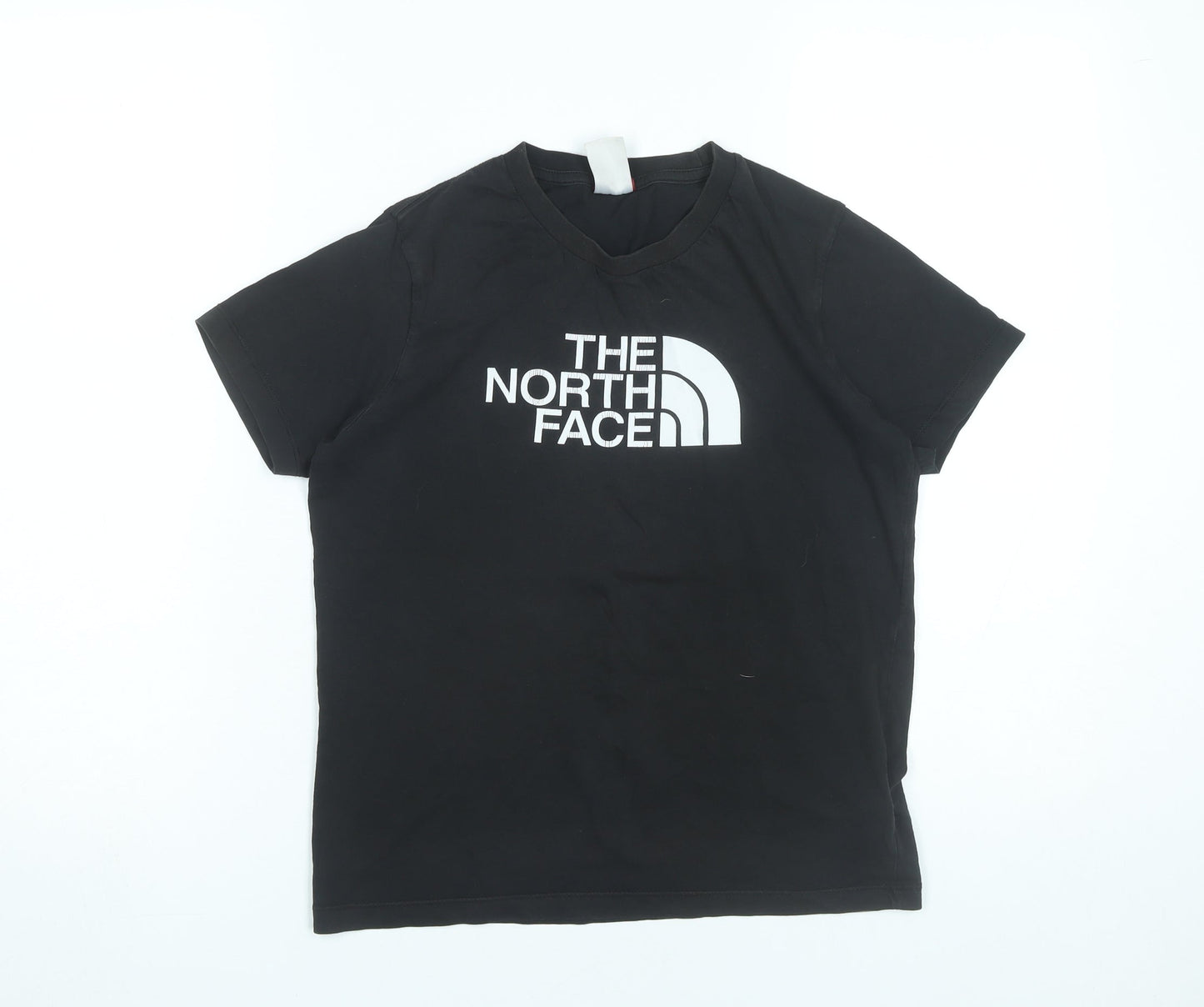 The North Face Boys Black Logo Cotton Short Sleeve T-Shirt L
