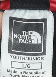 The North Face Boys Black Logo Cotton Short Sleeve T-Shirt L