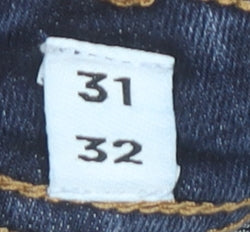 Jack & Jones Men's Blue Slim Fit Straight Leg Jeans 31x32