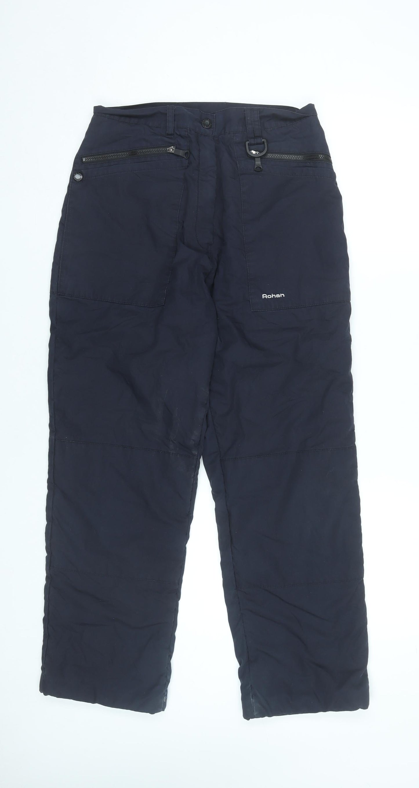Rohan Womens Black Size 12 Cargo Trousers Winter Bags Outdoor