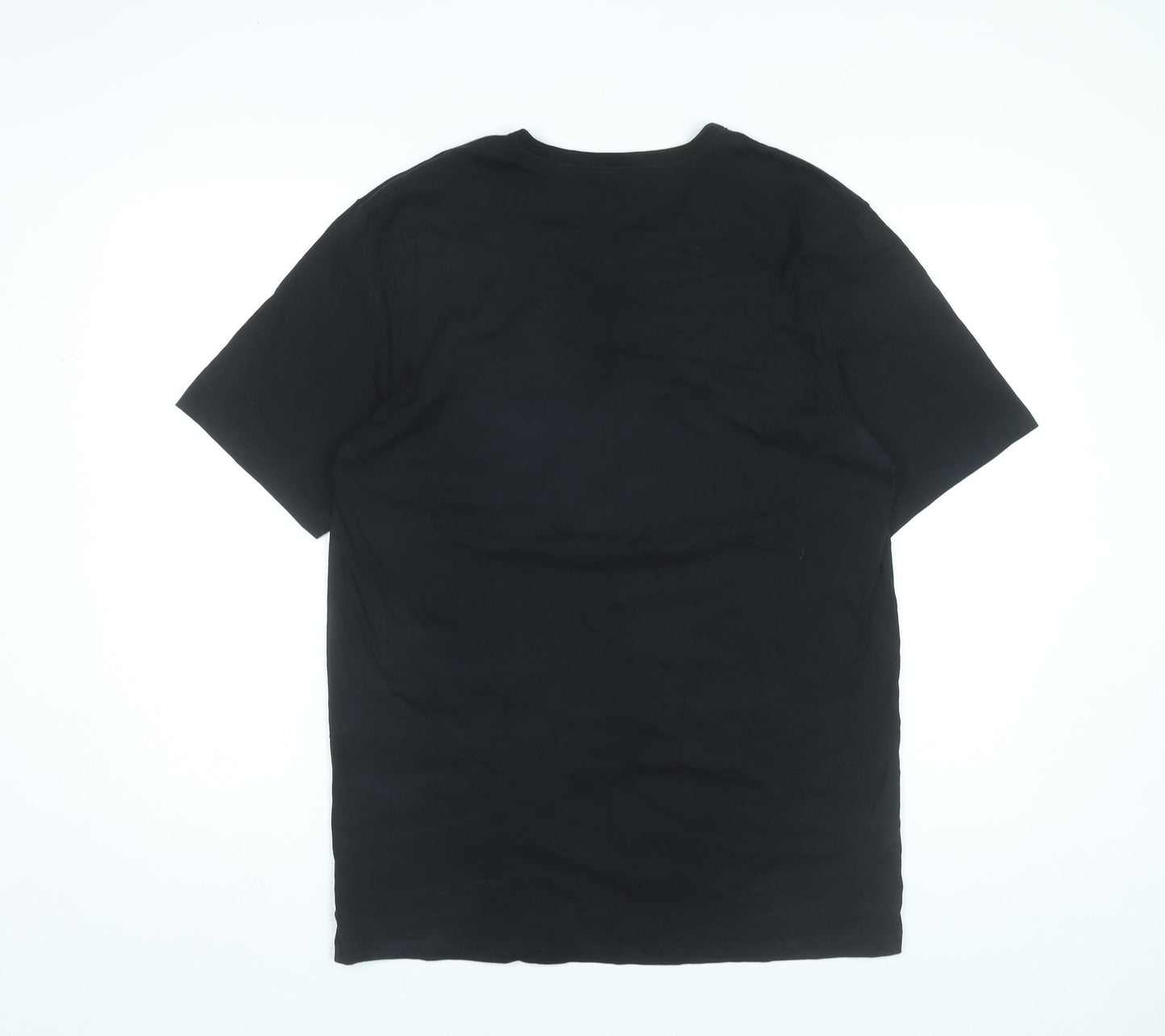 Hugo Boss Men’s Black XL Cotton Crew Neck Short Sleeve T-Shirt